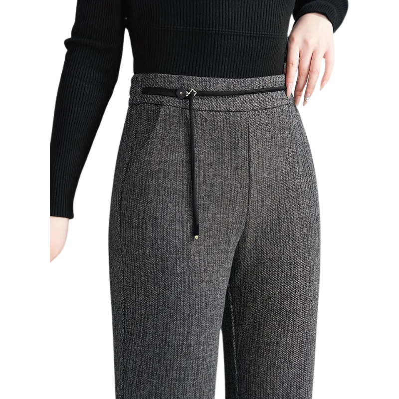 High-Waist Stretchy Flare Pants