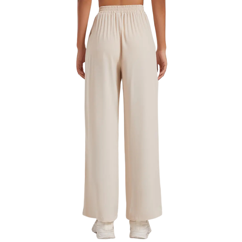 High-Waist Wide-Leg Casual Pants