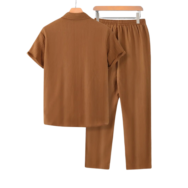 Men's Two-Piece Shirt and Pants Set