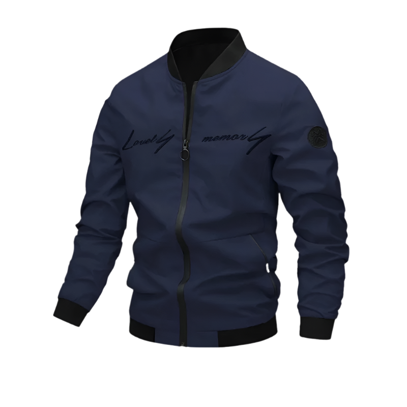 Men's Embroidered Stylish Bomber Jacket